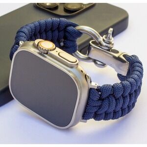 Robust Goods - Deep Blue Survival Tactical Band M 42mm for Apple Watch New